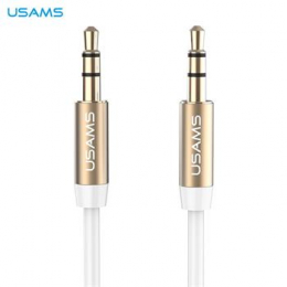 USAMS YP-01 Audio kabel AUX (3.5 mm) kabel White Gold
