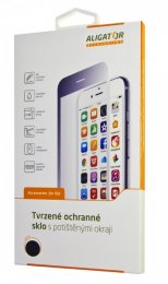 Aligator ochranné sklo 2.5D 9H pro Apple iPhone X/Xs/11 Pro černé