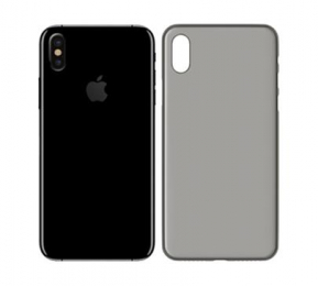 Ochranný kryt 3mk Natural Case pro Apple iPhone Xs MAX poloprůhledný - tmavý