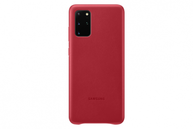 Pouzdro Samsung (EF-VG985LR) Leather Cover pro Samsung G985 Galaxy S20 Plus červené