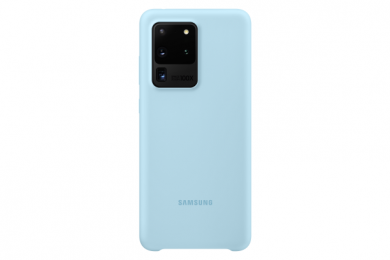 Pouzdro Samsung (EF-PG988TL) Silicone Cover pro Samsung G988 Galaxy S20 Ultra modré