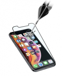 CellularLine Tvrzené sklo 3D pro Apple iPhone Xs MAX a 11 Pro MAX černé
