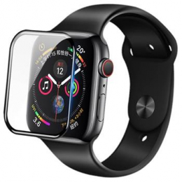 Tvrzené sklo Nillkin 3D AW+ pro Apple Watch Series 4/5/6/SE 44 mm černé