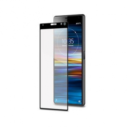 Celly Tvrzené sklo pro Sony Xperia 10 Plus černé