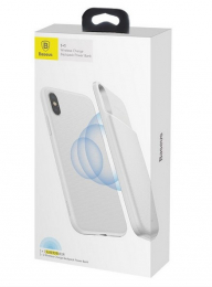 Powerbanka Baseus (ACAPIPHX-ABJ02) s pouzdrem pro Apple iPhone X/Xs 5.000 mAh bílá