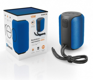 Bluetooth reproduktor Aligator ABS3 (15W výkon + MicroSD slot) modrý