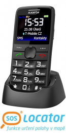 Aligator A675 Senior Dual SIM Black