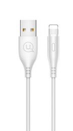 Datový kabel USAMS SJ266 Round Lightning bílý