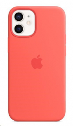 Pouzdro Apple (MHKP3ZM/A) Silicone Case (MagSafe) pro Apple iPhone 12 mini citrusově růžové