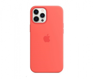 Pouzdro Apple (MHL93ZM/A) Silicone Case (MagSafe) pro Apple iPhone 12 Pro MAX citrusově růžové
