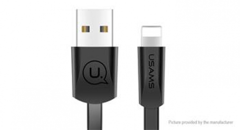 Datový kabel USAMS SJ199 Flat s konektorem lightning černý