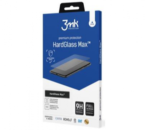 Tvrzené sklo 3mk HardGlass MAX pro Samsung G998 Galaxy S21 Ultra černé