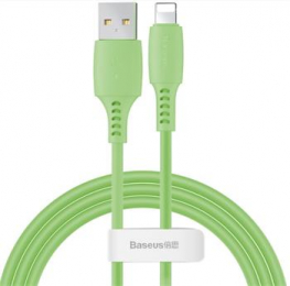 Datový kabel Baseus (CALDC-06) USB-A/lightning 1.2m Colorful 2.4A zelený