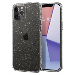 Pouzdro Spigen (ACS01698) Liquid Crystal pro Apple iPhone 12/12 Pro Clear Glitter