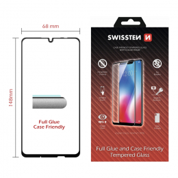 Tvrzené sklo Swissten Full Glue Color Frame pro Huawei P Smart 2019 černé