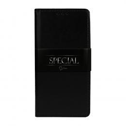 Pouzdro Book Leather Special pro Samsung A037G Galaxy A03s černé
