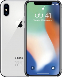 Apple iPhone X 64GB Silver (B)