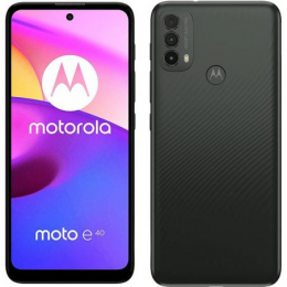 Motorola E40 4GB/64GB Dual SIM Carbon Grey