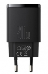Nabíječ Baseus (CCXJ-B01) Compact Quick USB-A/USB-C 20W černý