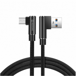 Datový kabel Swissten Arcade textilní USB/MicroUSB 1.2 m černý