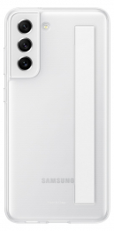 Pouzdro Samsung (EF-XG990CW) Slim Strap Cover pro Samsung Galaxy S21 FE bílé
