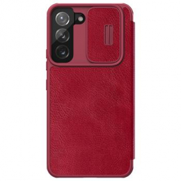 Pouzdro Nillkin Qin Book PRO Samsung Galaxy S22 červené