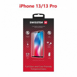 Tvrzené sklo Swissten pro Apple iPhone 13/13 Pro/14/14 Pro černé