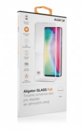 Tvrzené sklo Aligator FULL pro Samsung Galaxy S20+ černé