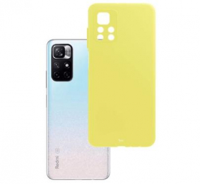 Pouzdro 3mk Matt Case pro Xiaomi Redmi Note 11 / 11S 4G žluté