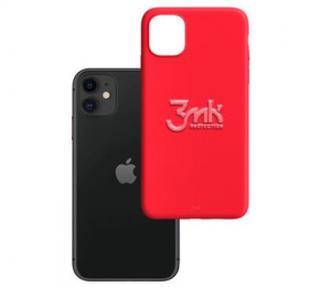 Pouzdro 3mk Matt Case pro Apple iPhone 11 červené