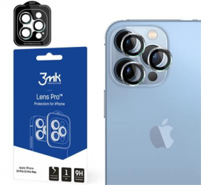 Tvrzené sklo 3mk Lens Pro určené pro Apple iPhone 13 Pro / 13 Pro MAX stříbrné