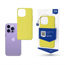 Pouzdro 3mk Matt Case pro Apple iPhone 14 Pro žluté