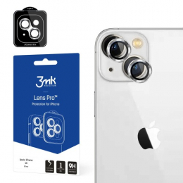 Tvrzené sklo 3mk Lens Pro určené pro Apple iPhone 14 stříbrné 