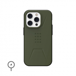Pouzdro UAG Civilian (114038117272) MagSafe pro Apple iPhone 14 Pro Olive