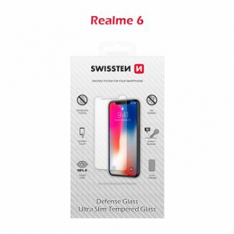 Tvrzené sklo Swissten 9H pro Realme 6 čiré