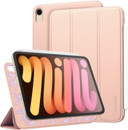 Pouzdro Smart Cover (magnetické) pro Apple iPad Mini (6 generace) 2021 růžové