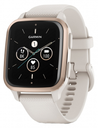Garmin (010-02700-11) Venu Sq2 Music Peach Gold/Ivory