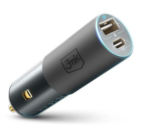 Autonabíječka 3mk Hyper Car 100W 1xUSB-A a 1x USB-C PD černá