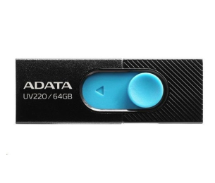 ADATA Flash Disk (UV220) 32GB USB 2.0 Dash Drive černo/modrý