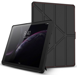 Pouzdro ITSKINS (AP97-HBFOV-BKRD) Hybrid Folio pro Apple iPad 9.7