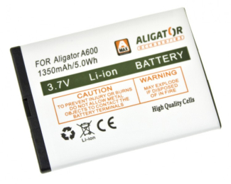 Baterie Aligator pro Aligator A430/A600/A610/A620/A670/A675/A680/VS900 s kapacitou 1350 mAh