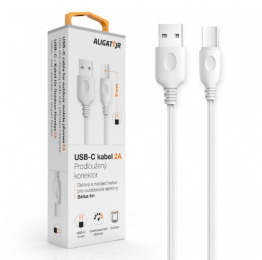 Datový kabel Aligator (DKAC82WT) s USB-C pro outdoor telefony 9mm bílý