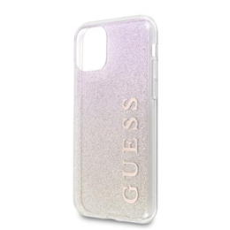 Pouzdro Guess (GUHCN58PCUGLGPI) Glitter Gradient pro Apple iPhone 11 Pro růžové