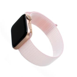 Řemínek FIXED (FIXNST-434-PI) Nylon pro Apple Watch 42/44/45/49 mm růžový