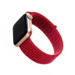 Řemínek FIXED (FIXNST-436-RD) Nylon pro Apple Watch 38/40/41 mm červený