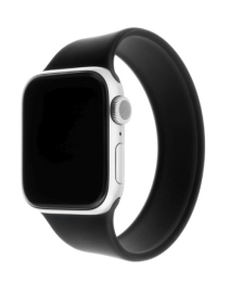 Řemínek FIXED (FIXESST-434-S-BK) Silicone Strap pro Apple Watch 42/44/45/49 mm velikost S černý