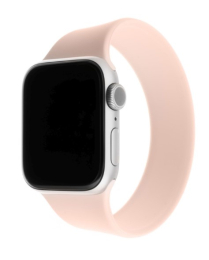 Řemínek FIXED (FIXESST-436-S-PI) Silicone Strap pro Apple Watch 38/40/41 mm velikost S růžový