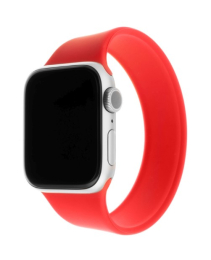Řemínek FIXED (FIXESST-436-S-RD) Silicone Strap pro Apple Watch 38/40/41 mm velikost S červený