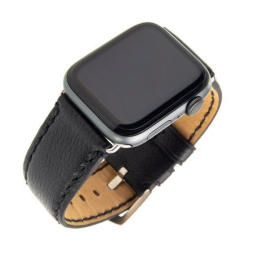 Řemínek FIXED (FIXBER-BLSL) Berkeley pro Apple Watch 42/44/45/49 mm černá kůže