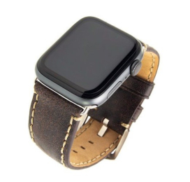 Řemínek FIXED (FIXBERW-BRWBL-L) Berkeley pro Apple Watch 42/44/45/49 mm uhlově hnědá kůže (L)
